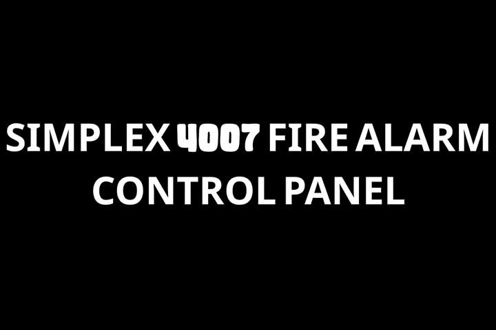 Simplex 4007 Fire Alarm Control Panel