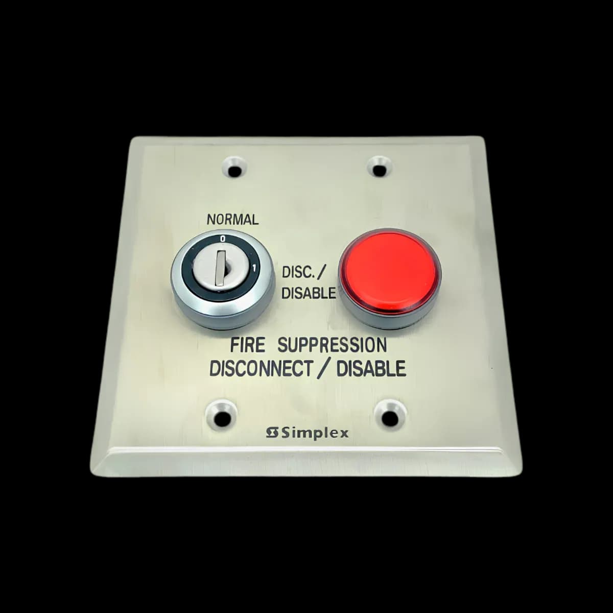 Simplex 2080-9059 Maintenance Switch with Disconnect Indicator Lamp