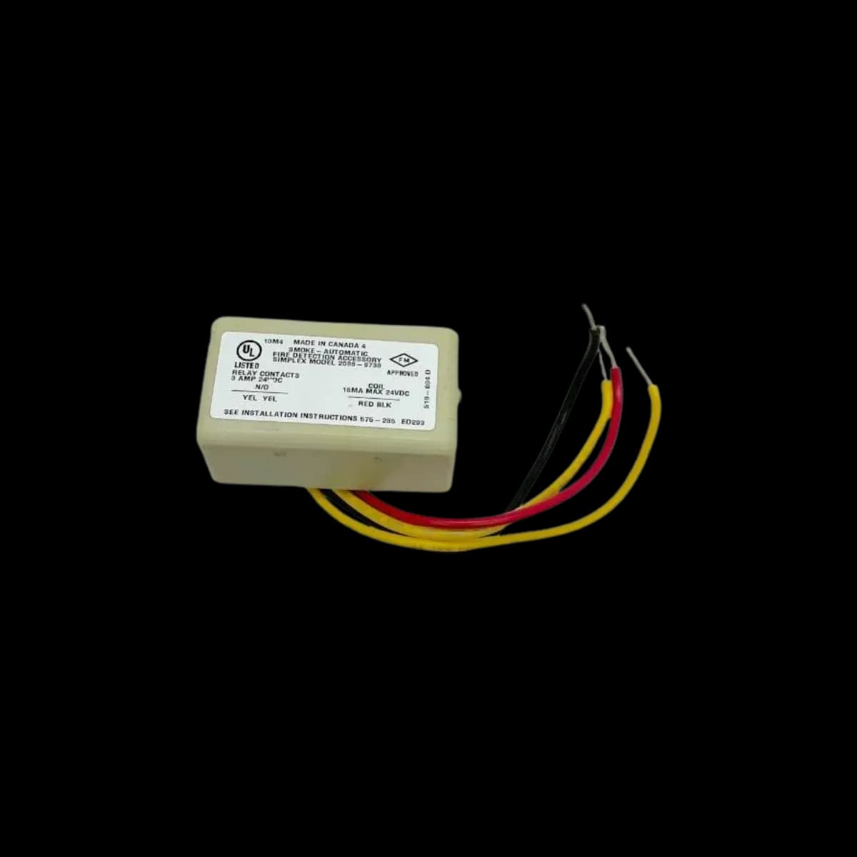 Simplex 2098-9739 Encapsulated 24 VDC End-of-Line Relay