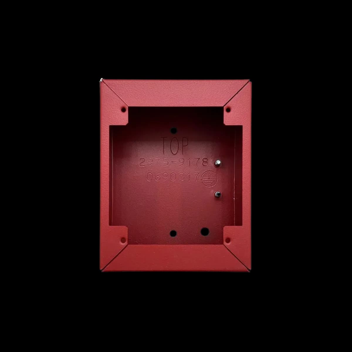 Simplex 2975-9178 Red Surface Mount Steel Box